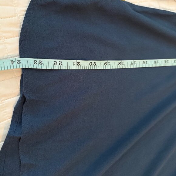 Womens H&M Sheer Long Sleeve Blouse With Frayed Edges - Picture 8 of 9